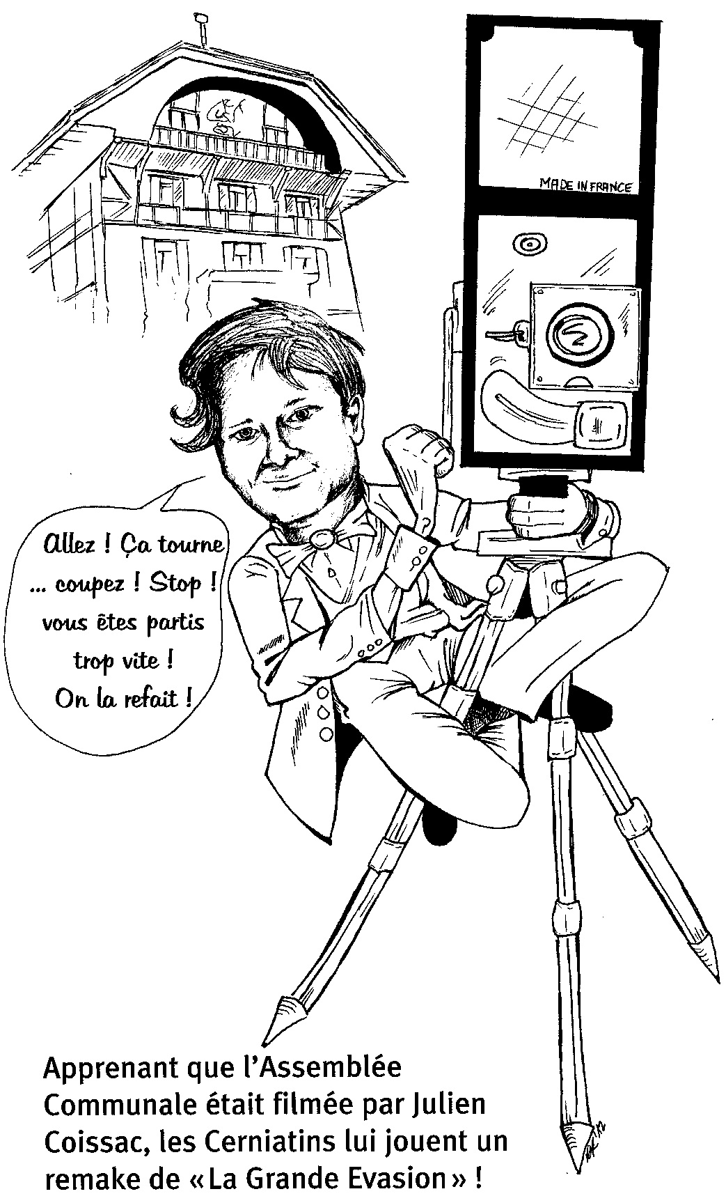 Caricature du journal satirique "Brasse Pacot"
